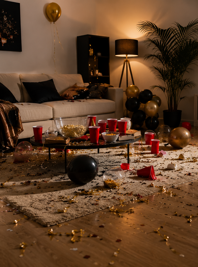 Nettoyage après soirée